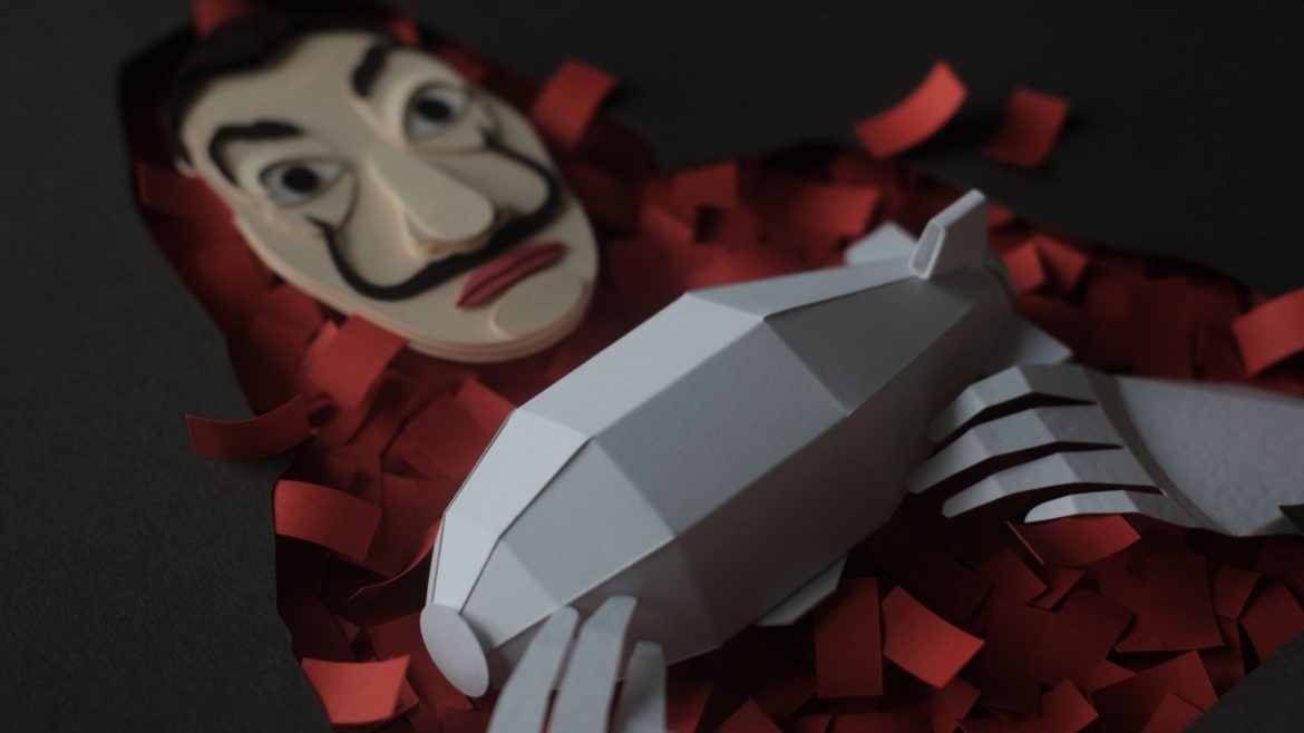 SEA Wave - La Casa De Papel Netflix Filipino Paper Artists Artwork