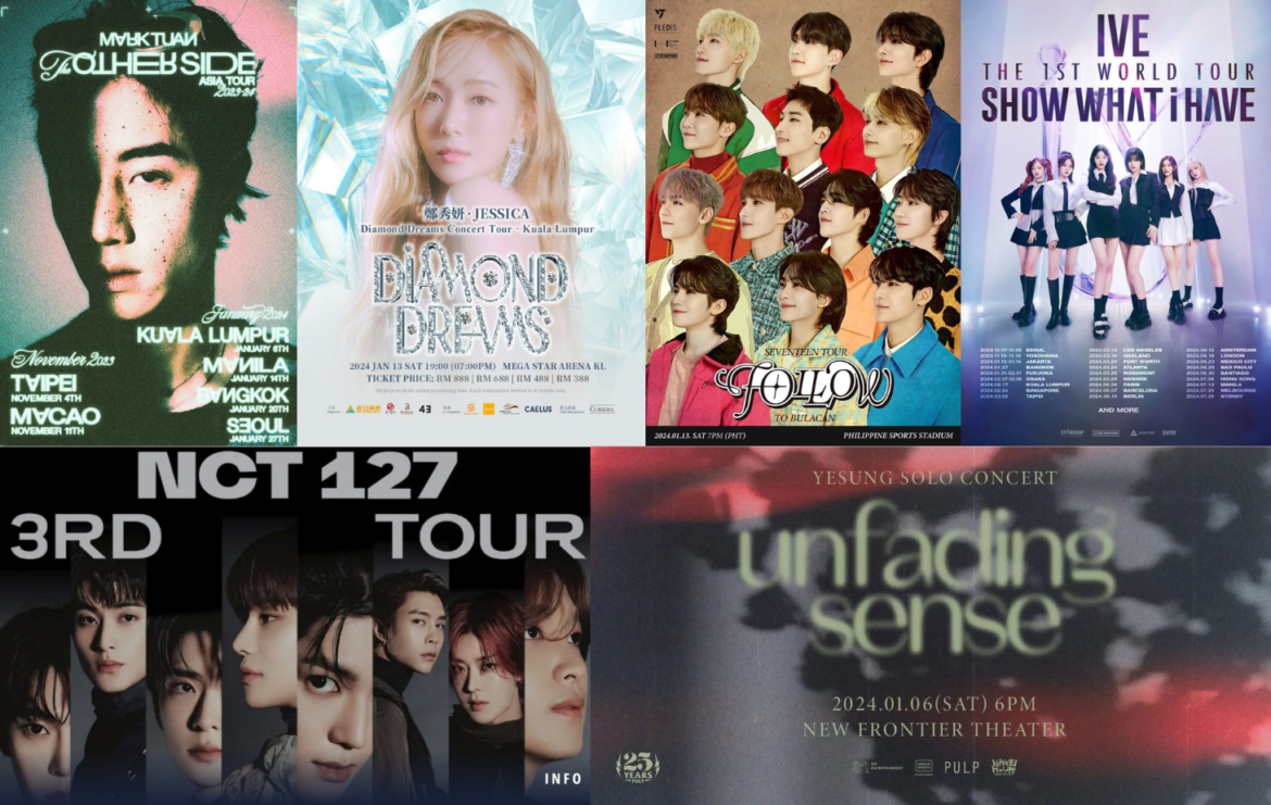 K-Concerts in Southeast Asia January 2024