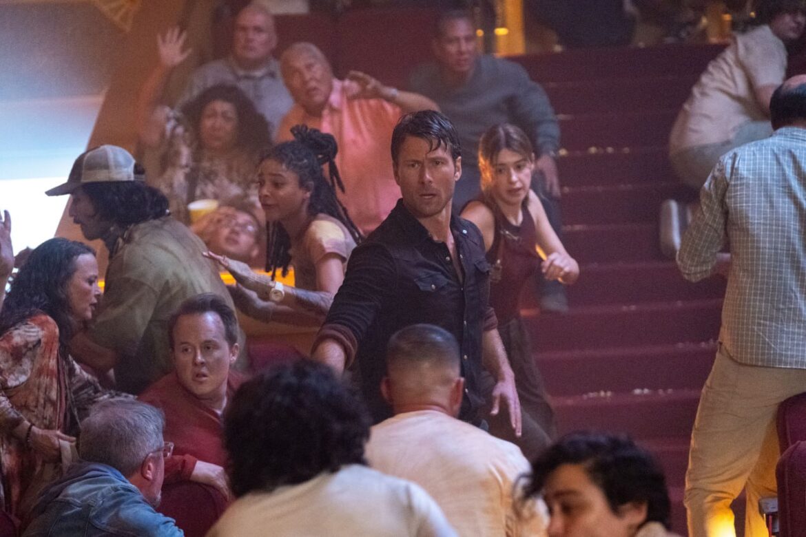 Twisters starring Glen Powell