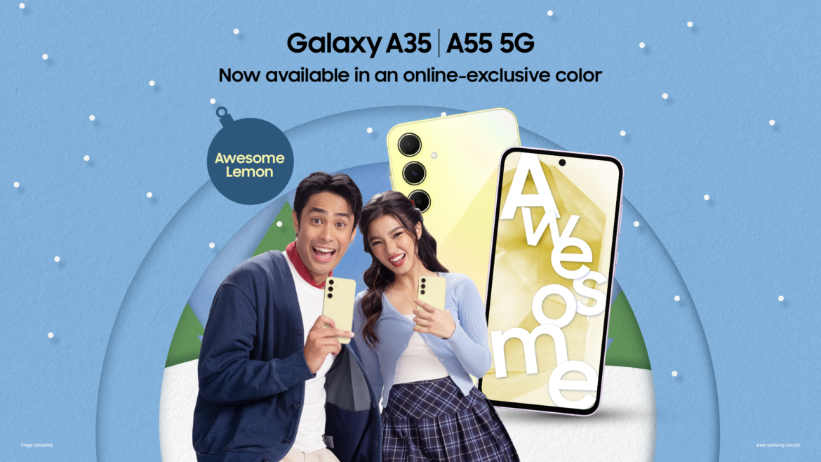 Celebrate Yuletide Cheer with the Galaxy A55 and A35 5G