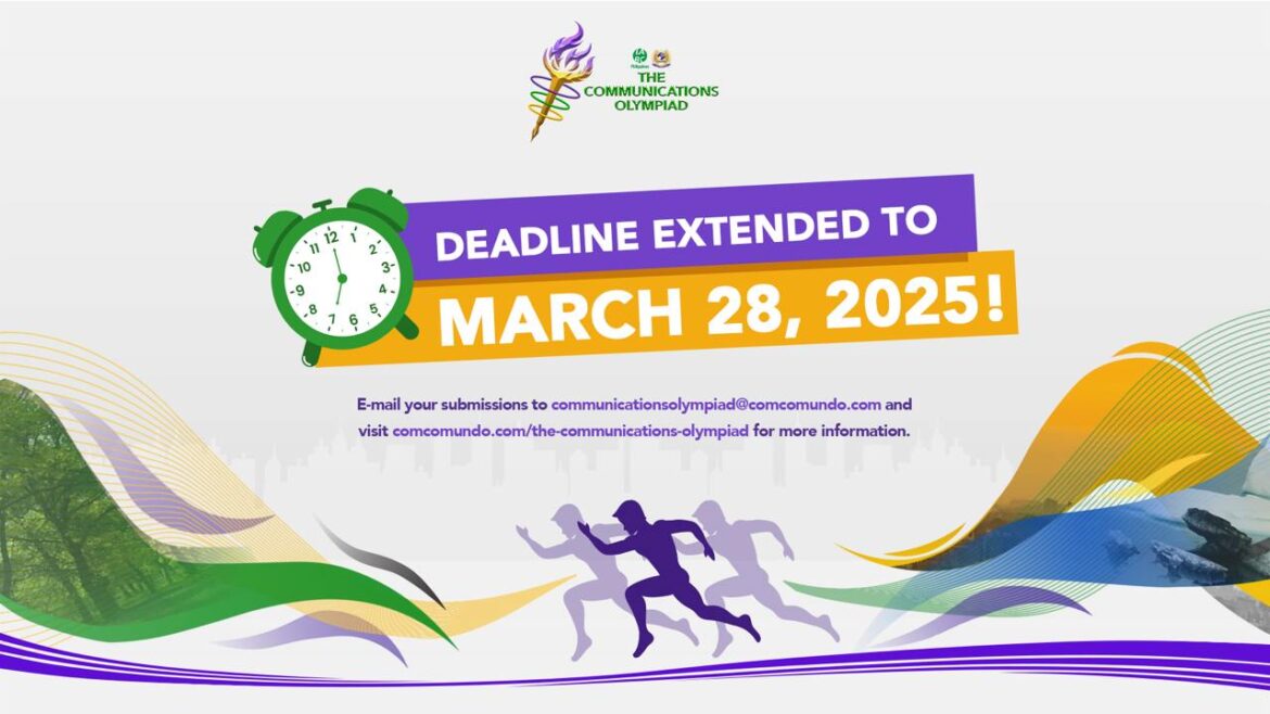 The Communications Olympiad Extends Submission Deadline to March 28, 2025