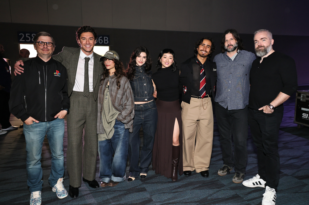 The cast and crew of Until Dawn in Wondercon 2025