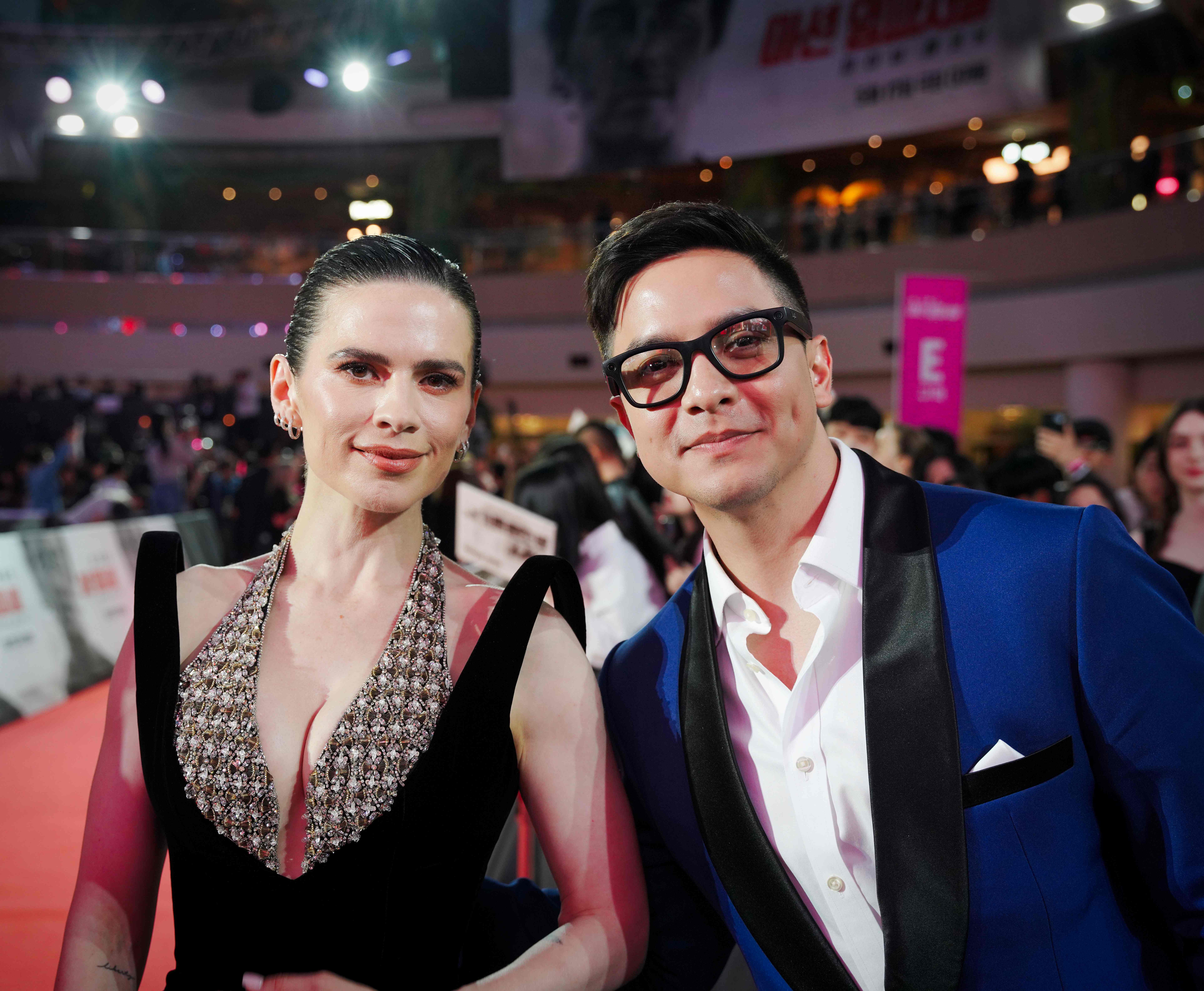 Hayley Atwell and Alden Richards at the Seoul red carpet premiere of Mission: Impossible - The Final Reckoning on May 8. | Photo from Alden Richards / Sam Sanciangco