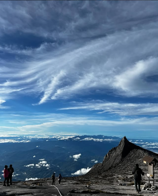 View from Kinabalu Peak View from Kinabalu Peak
