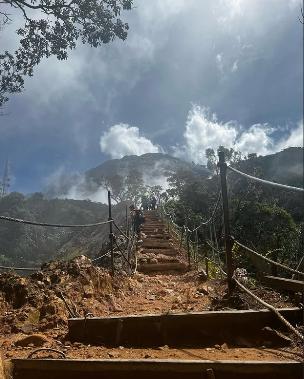 Path to Mr. Kinabalu Peak Path to Mr. Kinabalu Peak