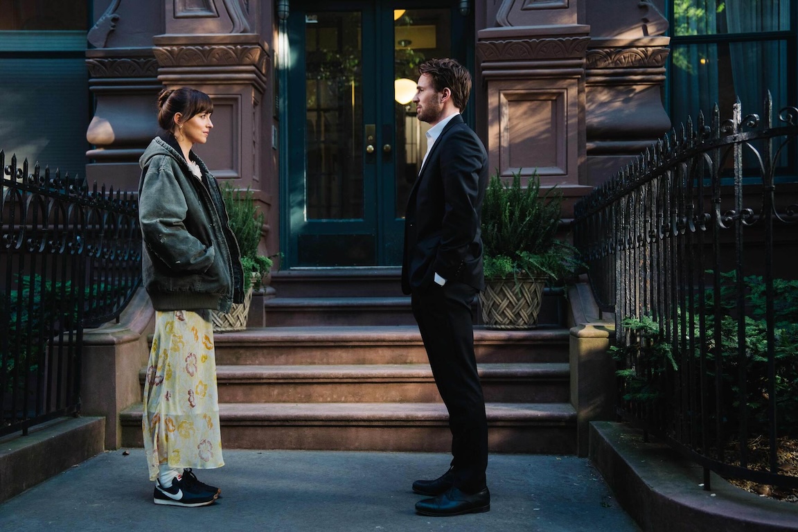 Dakota Johnson and Chris Evans in "Materialists" | Still from Columbia Pictures