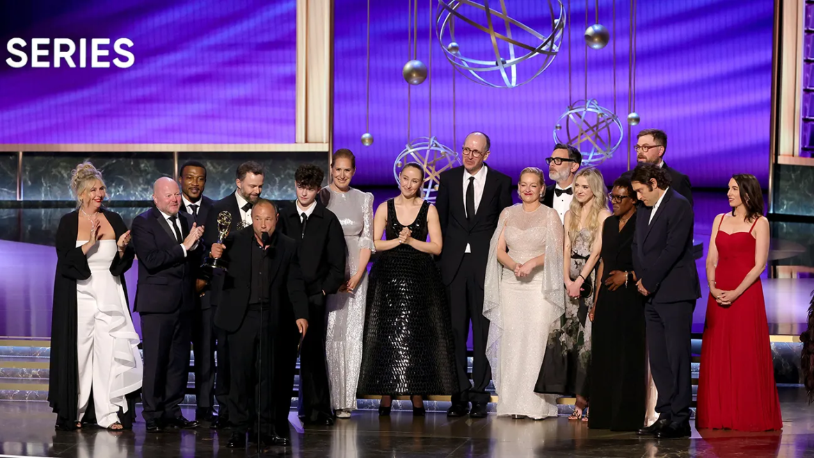 Cast of “Adolescence” Receiving Award at the 77th Primetime Emmy Awards | Photo from Getty Images