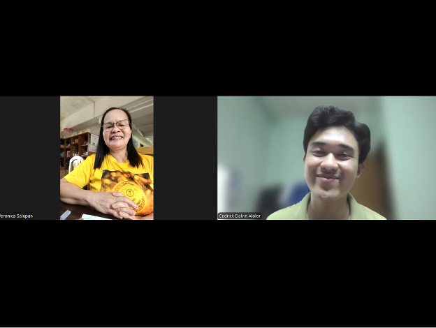 Veronica Salupan and SEA Wave Surfer Cedrick Alolor