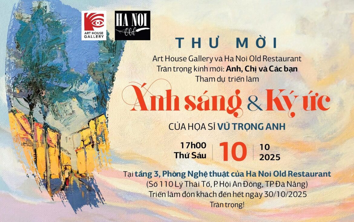 Trong Anh Vu’s “Light and memories” exhibit | Photo from Trong Anh Vu