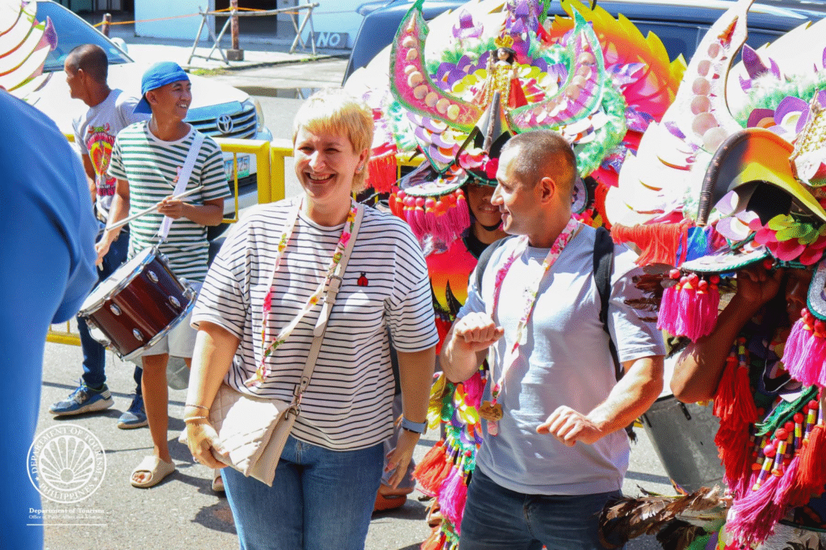 Kalibo, Aklan locals welcome guests with inaugural Irkutsk–Kalibo service | Photo from Department of Tourism - Philippines Official Facebook Page