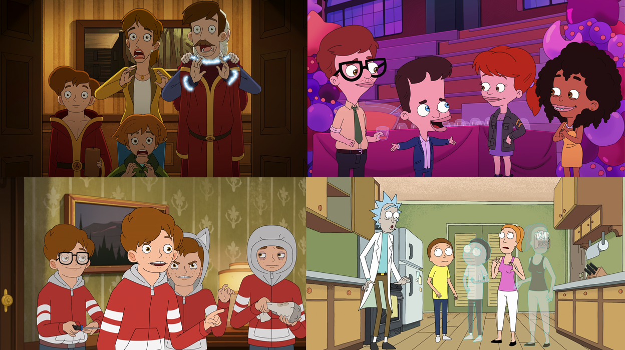 Haunted Hotel, Big Mouth, and Rick and Morty Animation and Vibe Comparisons | Image from Netflix