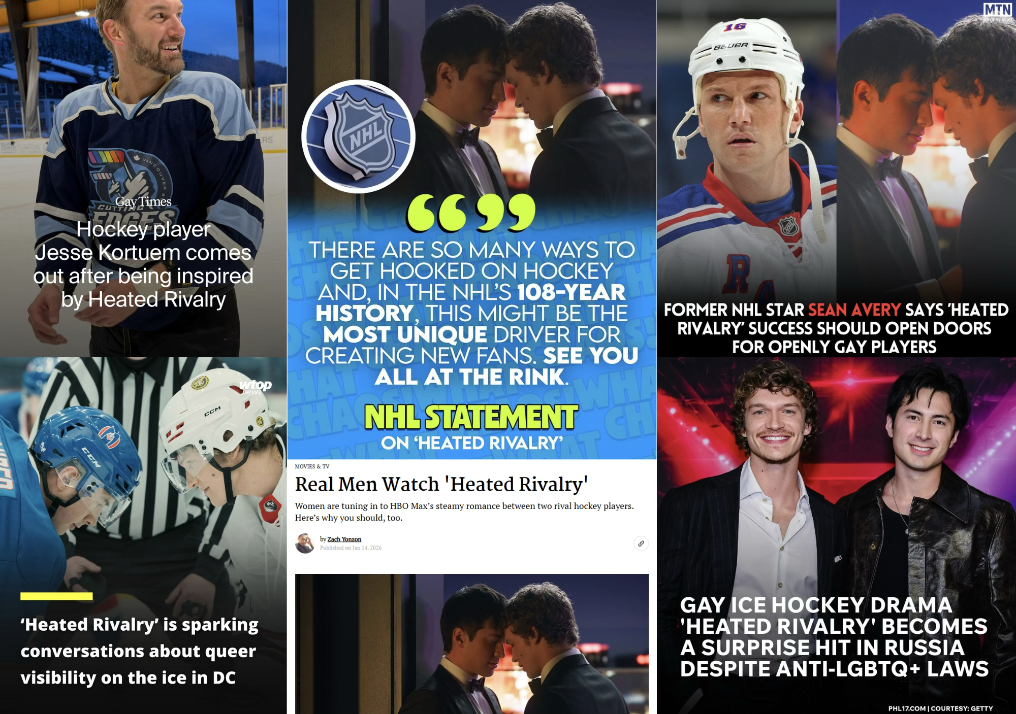 Some of the headlines made by “Heated Rivalry” since its November 2025 premiere