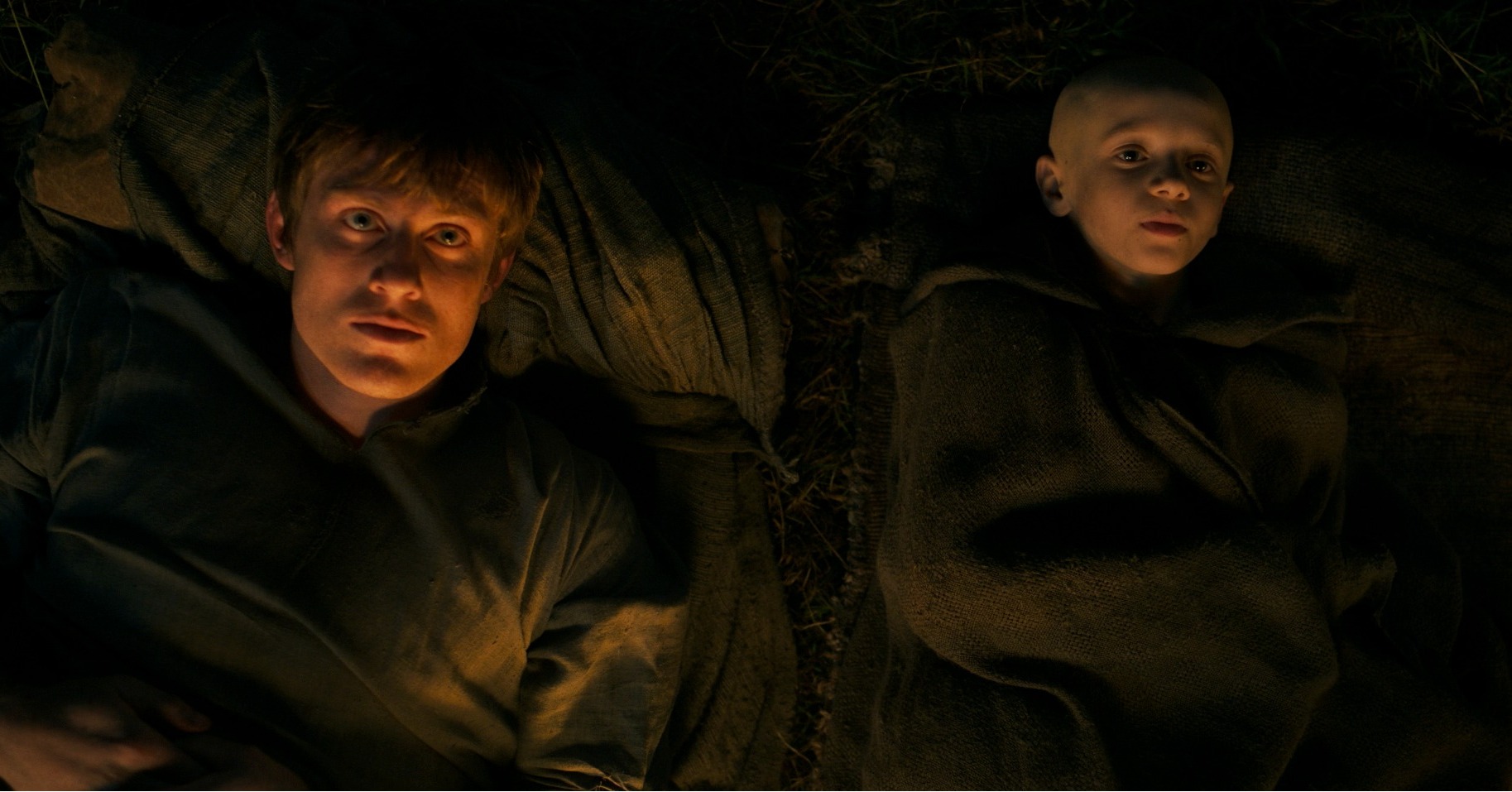 Sir Duncan and Egg under the lying down under the stars | Photo from HBO Max