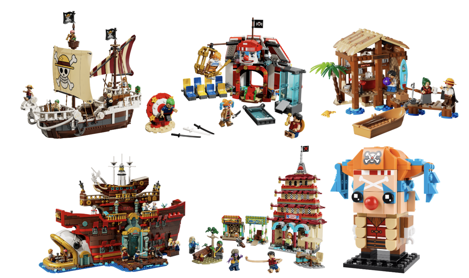 Netflix One Piece Lego Sets | Photos from the LEGO Group