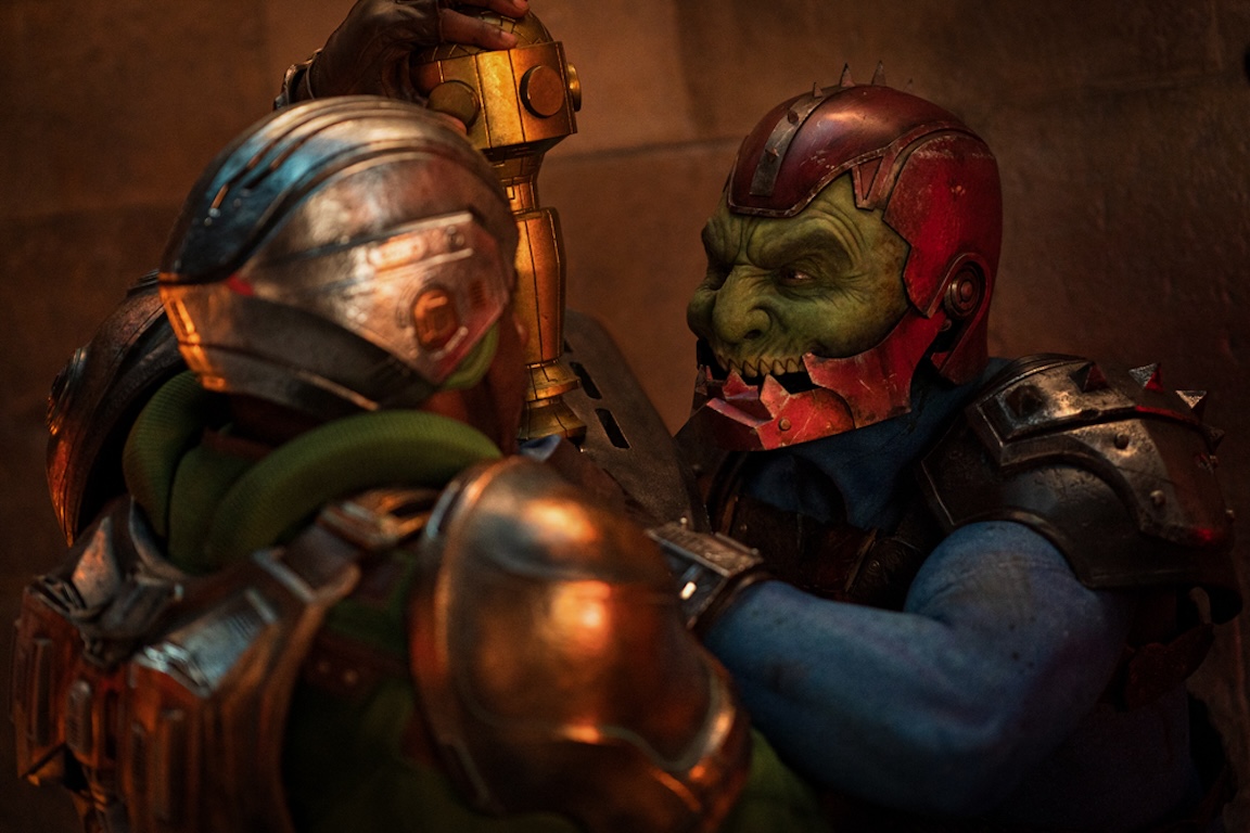 Sam C Wilson as Trap Jaw in "Masters of the Universe" | Still from Columbia Pictures