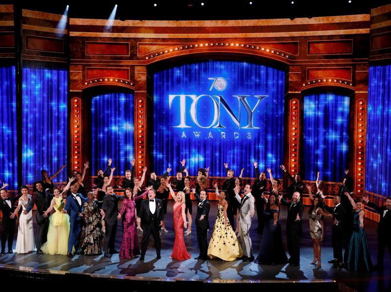 The cast of "Hamilton" at the Tony Awards | Photo from Reuters