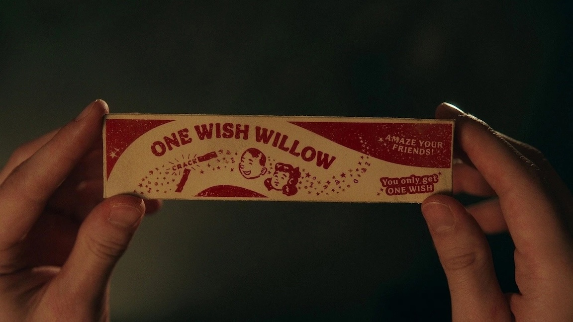 The One Wish Willow novelty toy, which granted Bear's wish for Nikki to fall madly in love with him | Still from Blumhouse Productions