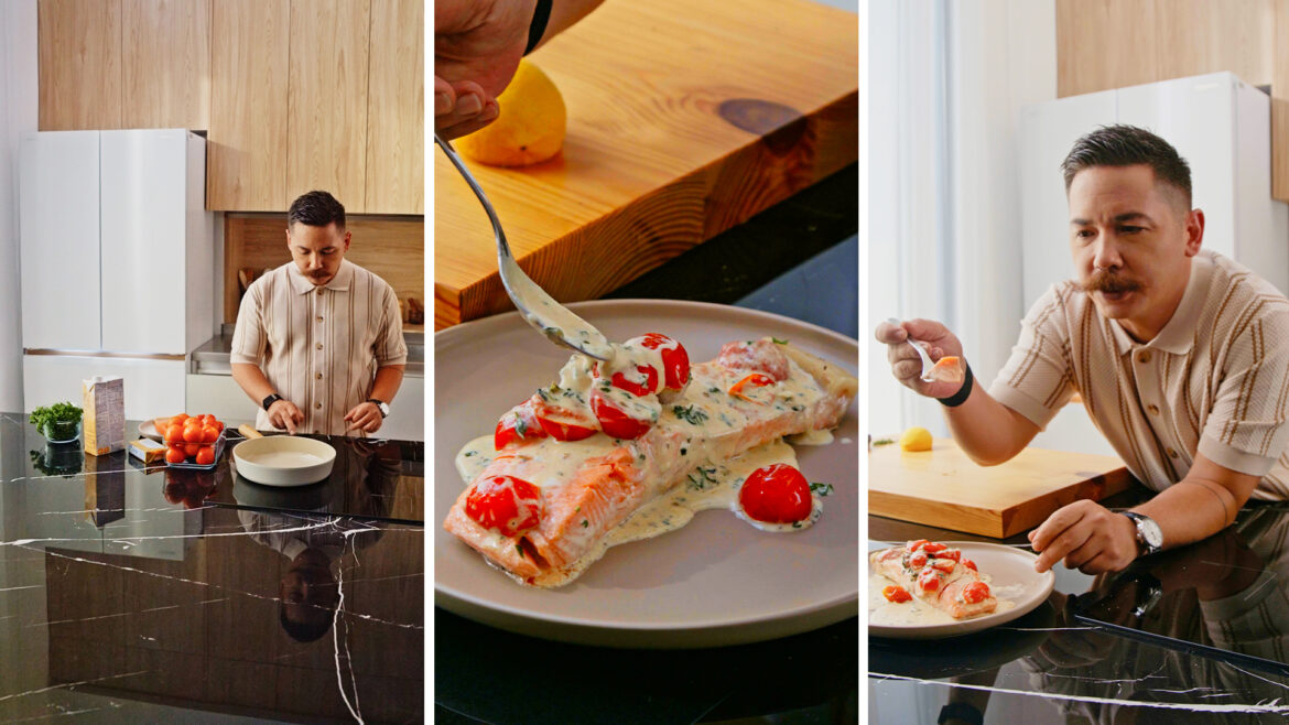 Chef Josh Boutwood shares his salmon recipe