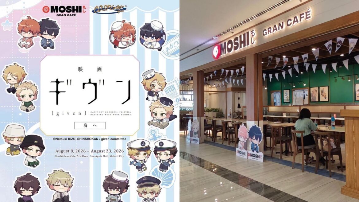 Moshi Gran Cafe collabs with Given for Limited Pop-Up