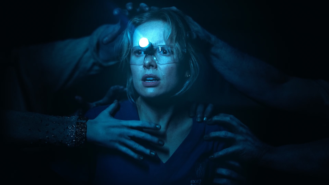 Gemma is attacked by entities in the Further | Still from Sony Pictures