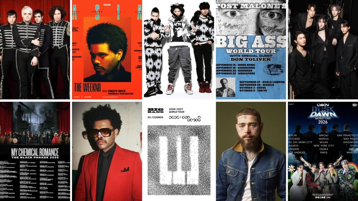 Concert Tours to Watch Out For in Southeast Asia
