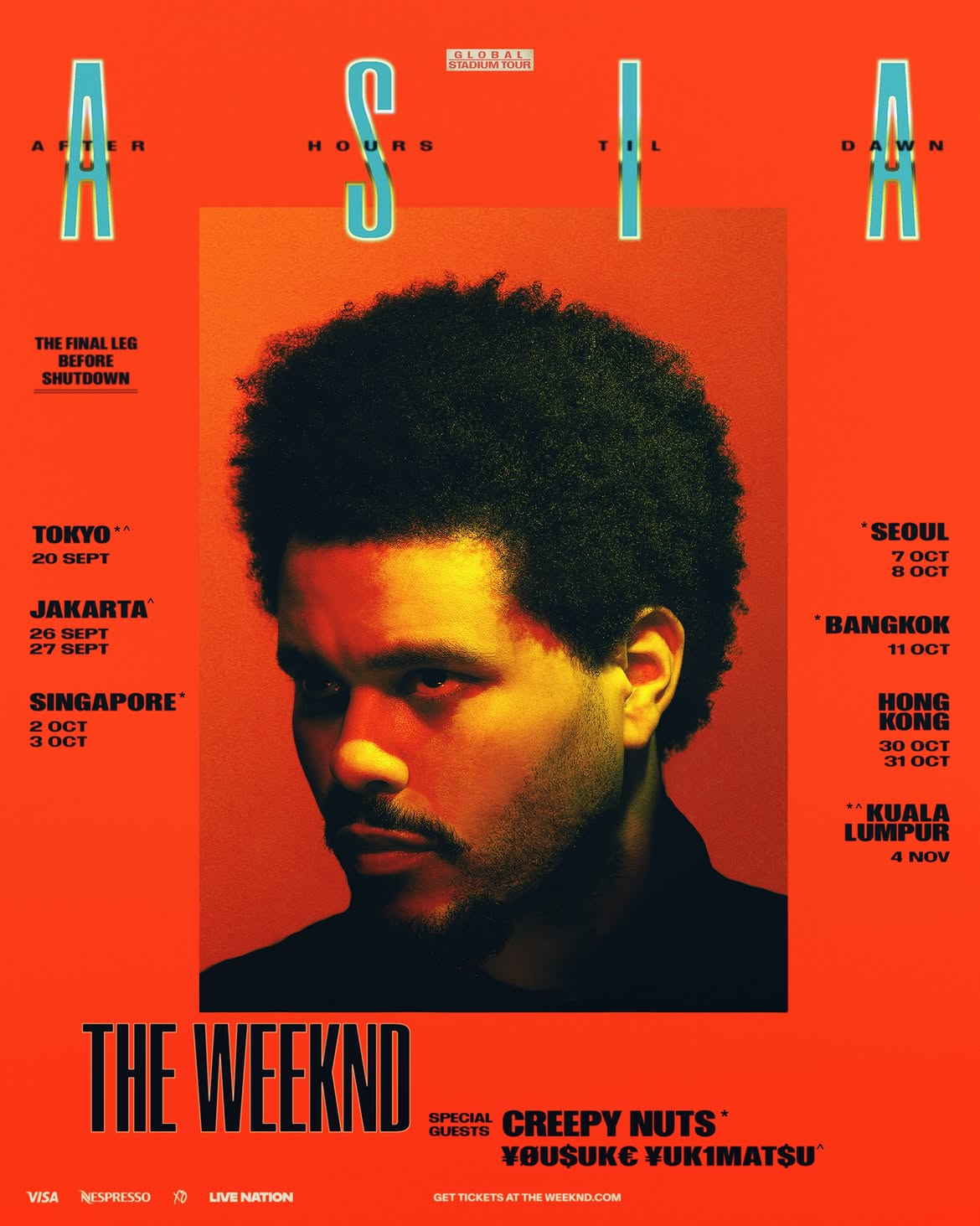 The Weeknd After Hours Til Dawn Tour